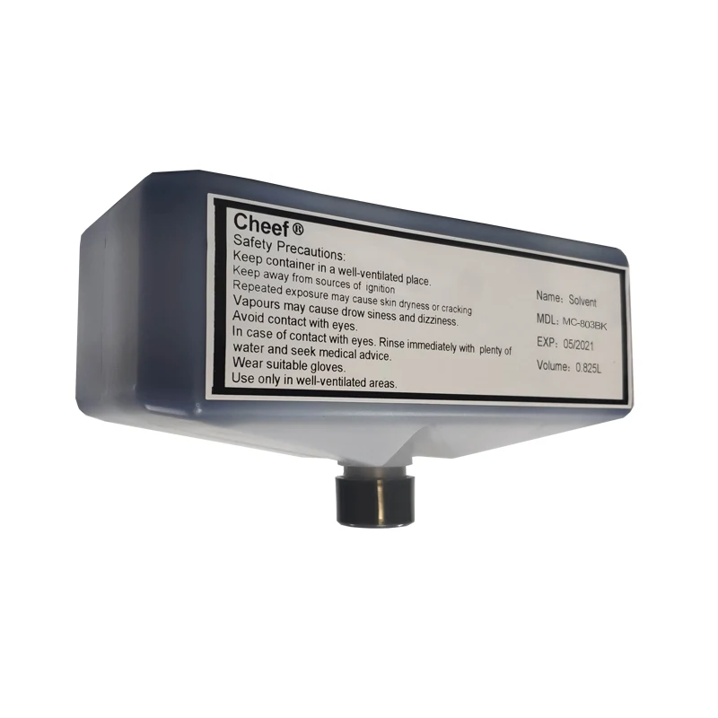 inkjet printer consumables solvent MC-803BK eco printer solvent for domino
