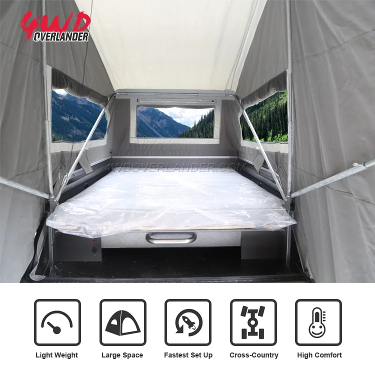 100% Australia Standard Auto Open Rear Folding Off Road Camper Trailer for Sale