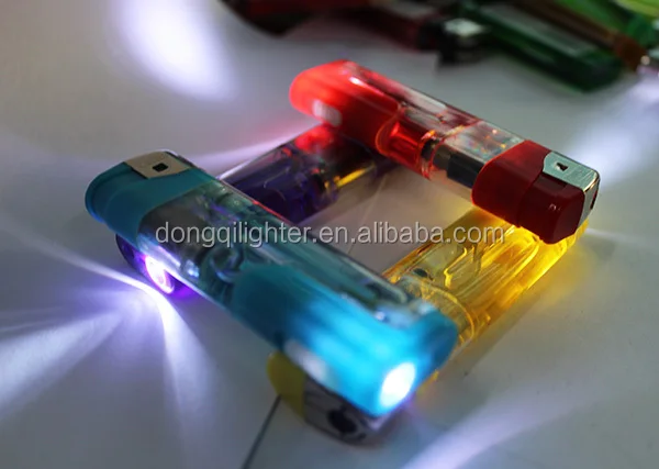 Wholesale Refillable electronic cigarette lighter with LED light