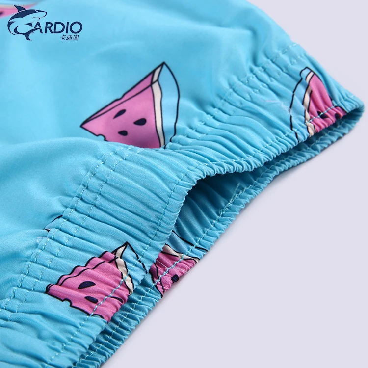 watermelon print quick-dry Swim Trunk  Australian design beach shorts  digital printing 100% polyester track boardshorts