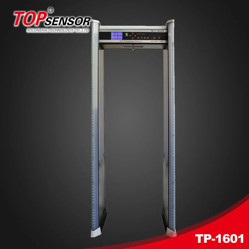 Tp-1601 высокое качество портативного прогулка через детектор металла