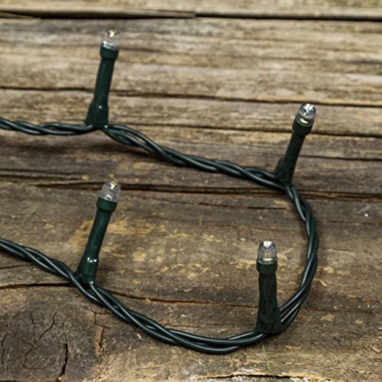 LED light chain 25.5 m, 360 LEDs , green cable, with memory controller