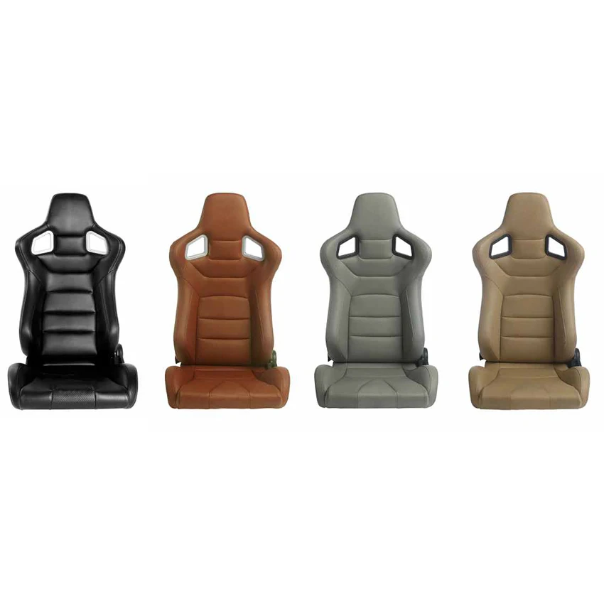 
PVC material black color universal car racing seat 
