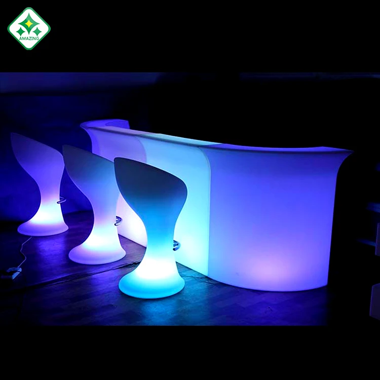 
factory direct LED glowing bar counter drink bar counter for nigh club 
