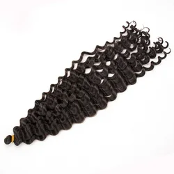 free sample water wave crochet braiding hair extension vendors wholesale cheap pre stretched curly crochet hair bundles