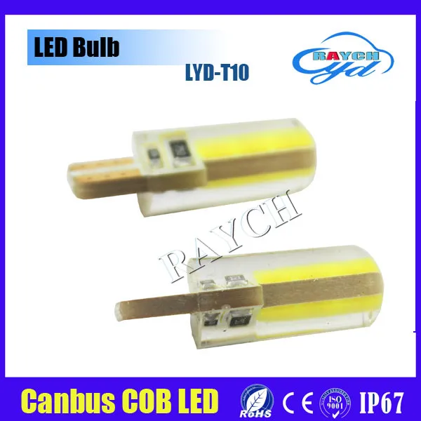Белого T10 194 168 W5W COB КРЕМНЕЗЕМА 8SMD Супер Яркий свет/t10 светодиодные Лампы