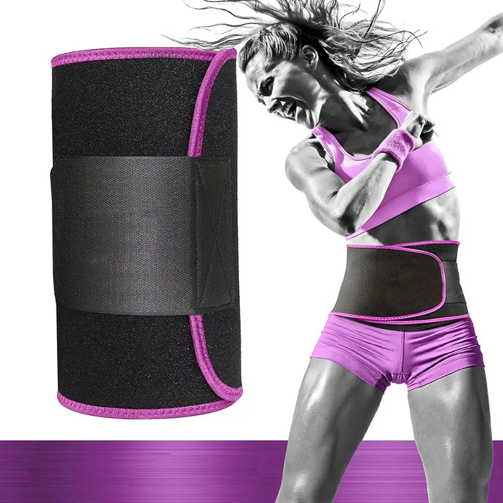 Fat Burner Waist Trainer Belt Slimmer Kit Weight Loss Wrap Low Back and Lumbar sweat belt burning waist trainer private label