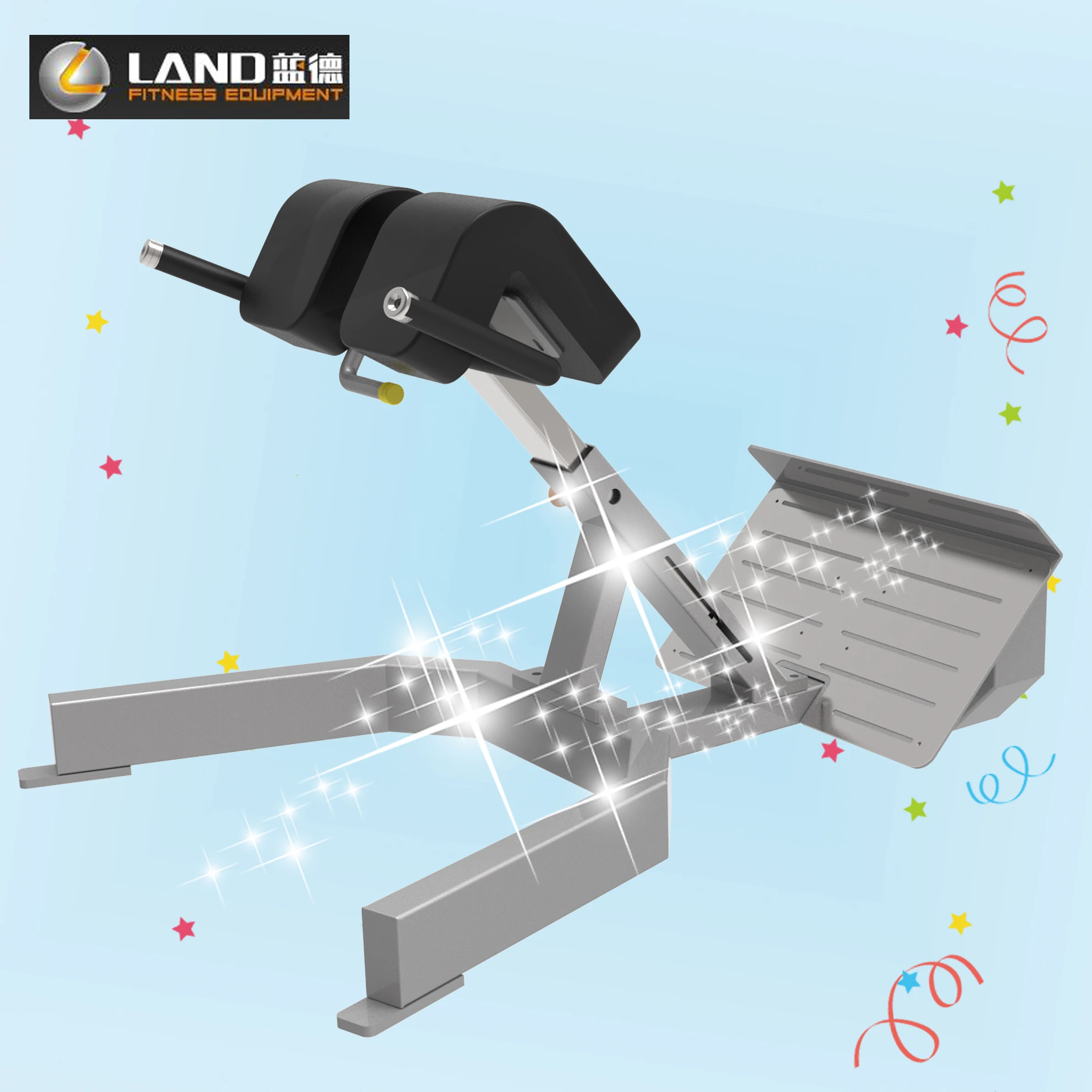 High Quality Fitness Equipment LD-9045 Roman Chair Q235 Steel Exercise Bench