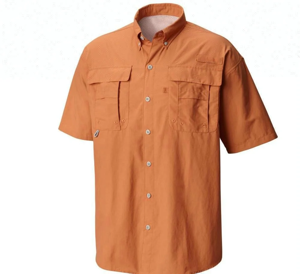 Мужская Простая рубашка с короткими рукавами и короткими рукавами, дышащий Быстросохнущий рыболовный костюм на заказ (60756188402)