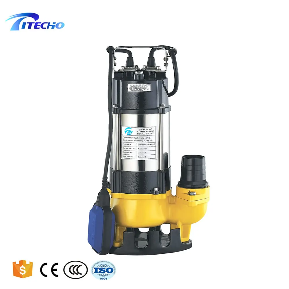 V180 0.24hp 220V  120V  110V Stainless Steel submersible Sewage Pump