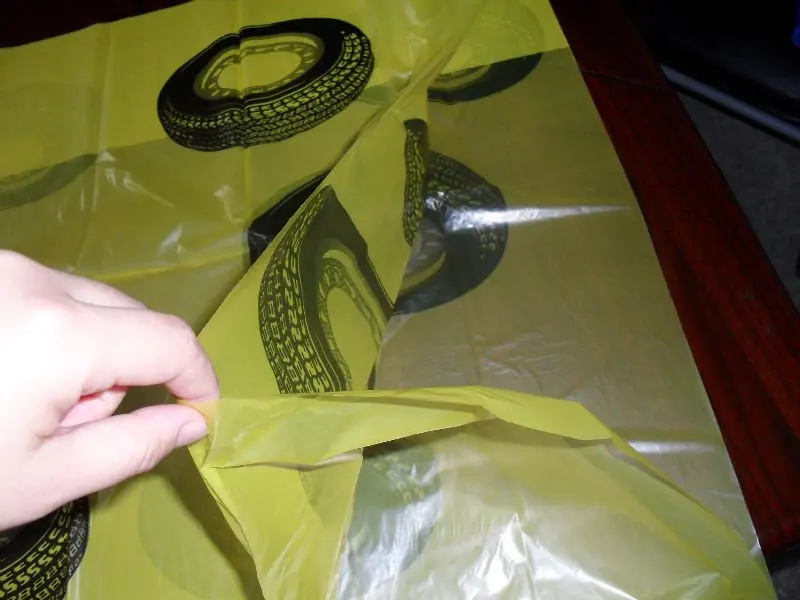 High Quality Plastic Disposable Cover for Tires