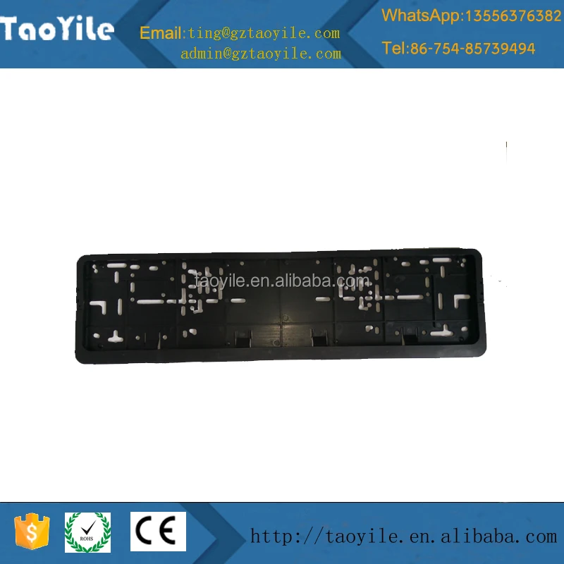 Заводская цена пользовательские пластикой Автомобиль номерного кадров держатель