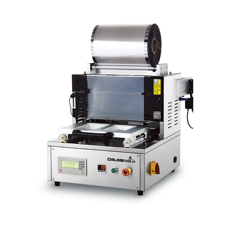 Dx-1new Type Manual MAP Tray Sealer Takeaway Meat Nitrogen Gas Filling Machine Small Food Packaging Machine packet sealer