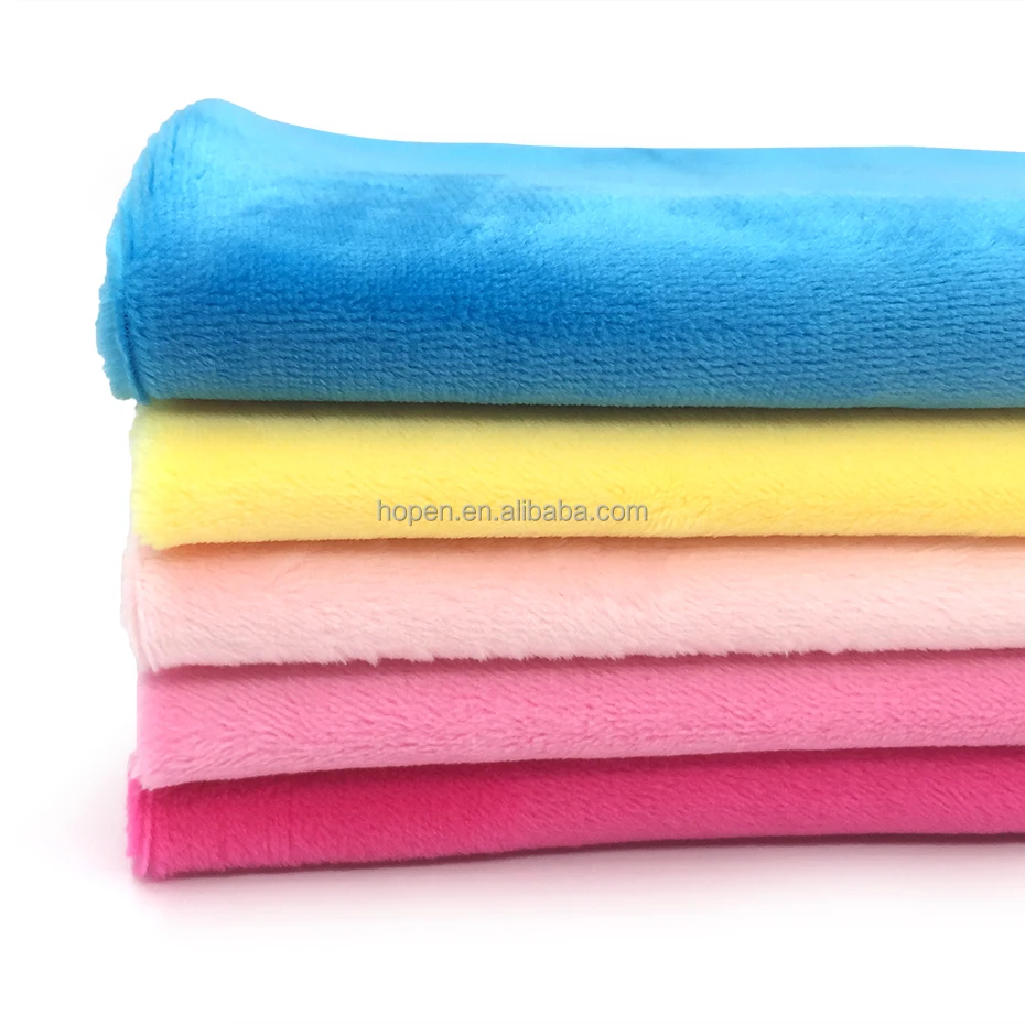 Harmless&reach Test Passed Soft Plush Fabric For Making Plush Toys Home Textile sofa fabric