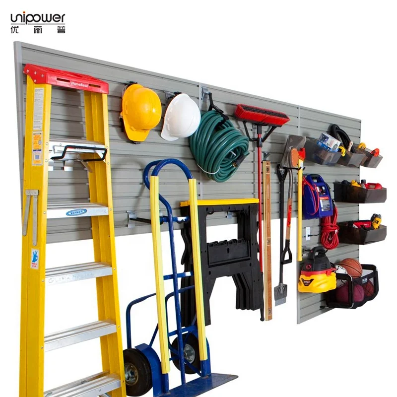 Unipower garage wall organizer pvc garage wall panel