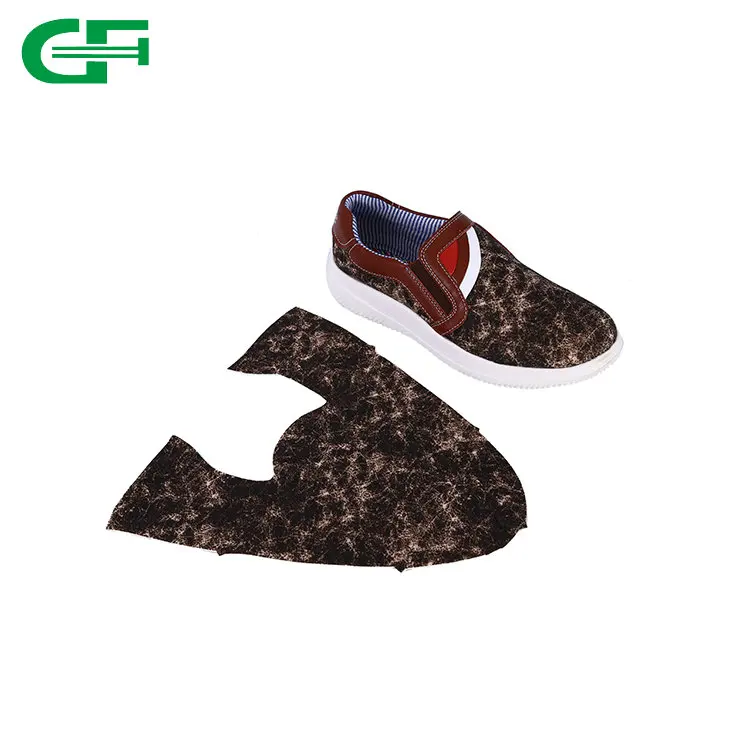 Customize Brown Non Woven Upper Fabric for Mens Shoes Raw Material