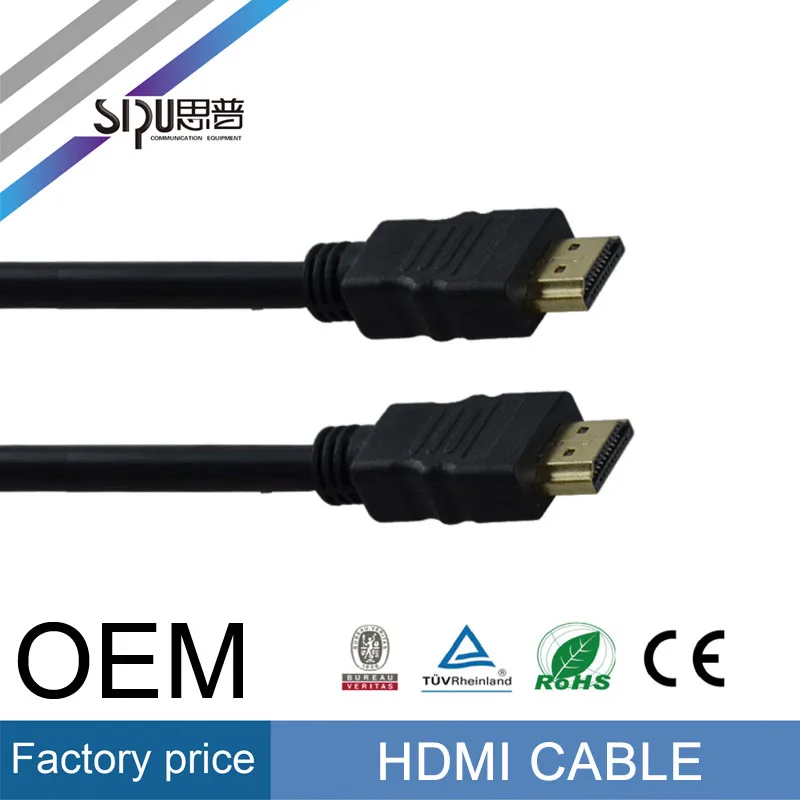 SIPU высокоскоростной черный поддержка 3D ethernet данных ccs 4 К 1.4 В hdmi кабель