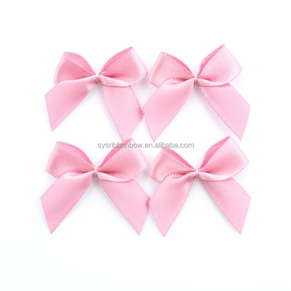 Wholesale high quality pre made mini satin ribbon bow for bra decoration (60132865374)