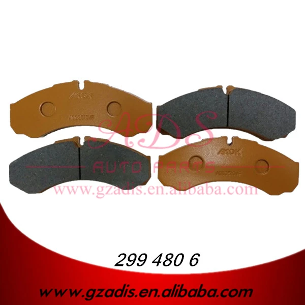 для duling керамические части автомобиля тормозных колодок для iveco автомобили oem: 299 480 6