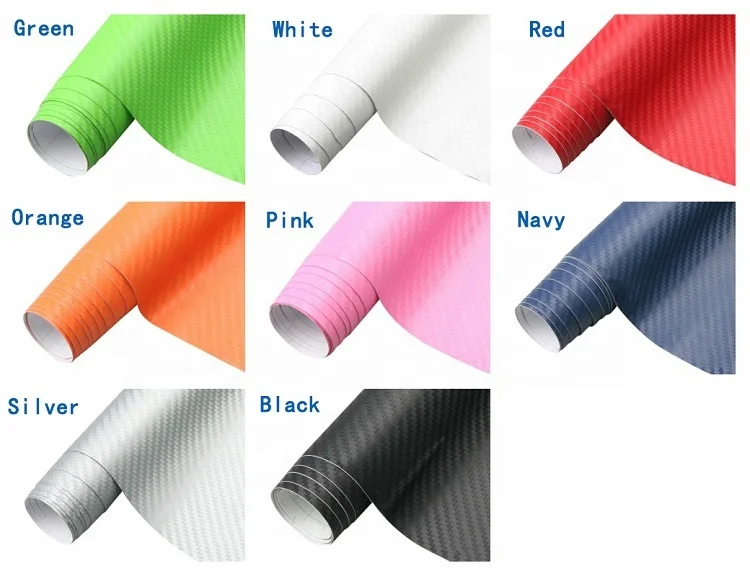 Guangzhou Xiaode Wholesale reflective 5d carbon fiber car wrap black chrome vinyl car wrap