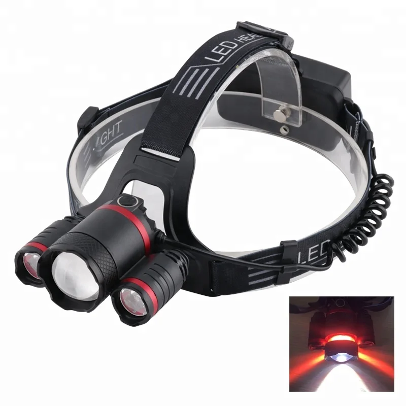 XML T6 XPE USB Перезаряжаемый датчик индукции светодиодный налобный фонарь 18650 головной убор