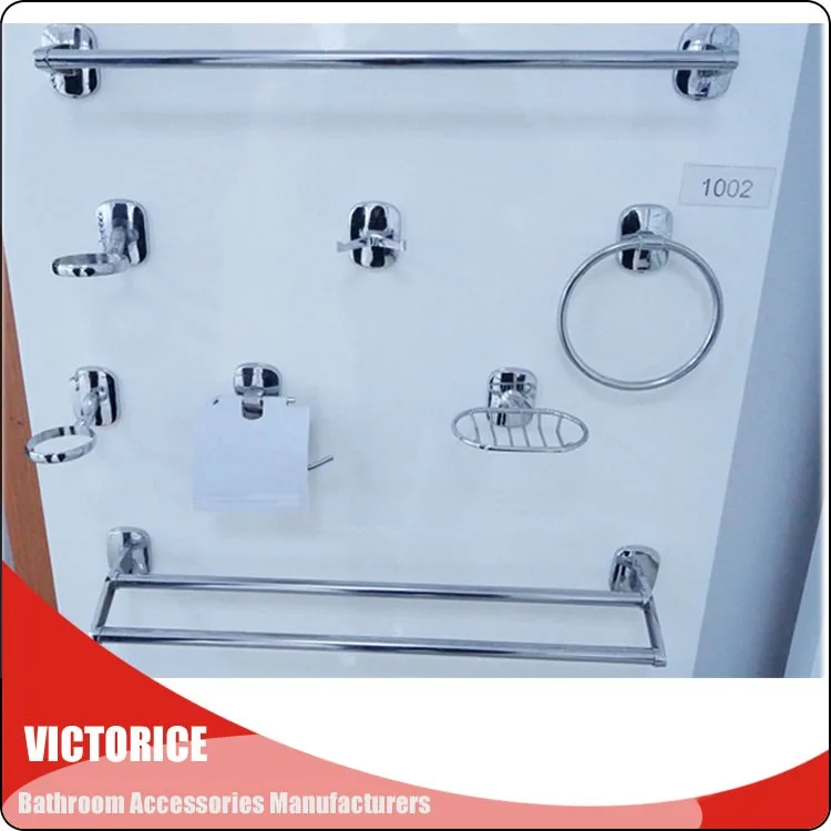 
zinc alloy wall-mounted bathroom aessories set wholsale chinese suppliers 