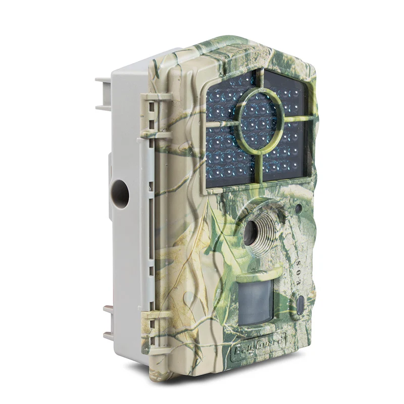 BolyGuard 30MP Black IR No Glow Hunting Photo Trap 2 Inch LCD Display Digital Trail Camera 100ft Detection Support Solar Panel