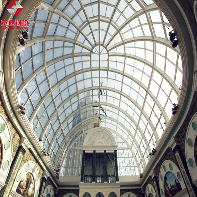 Prefabricated polycarbonate skylight dome roof