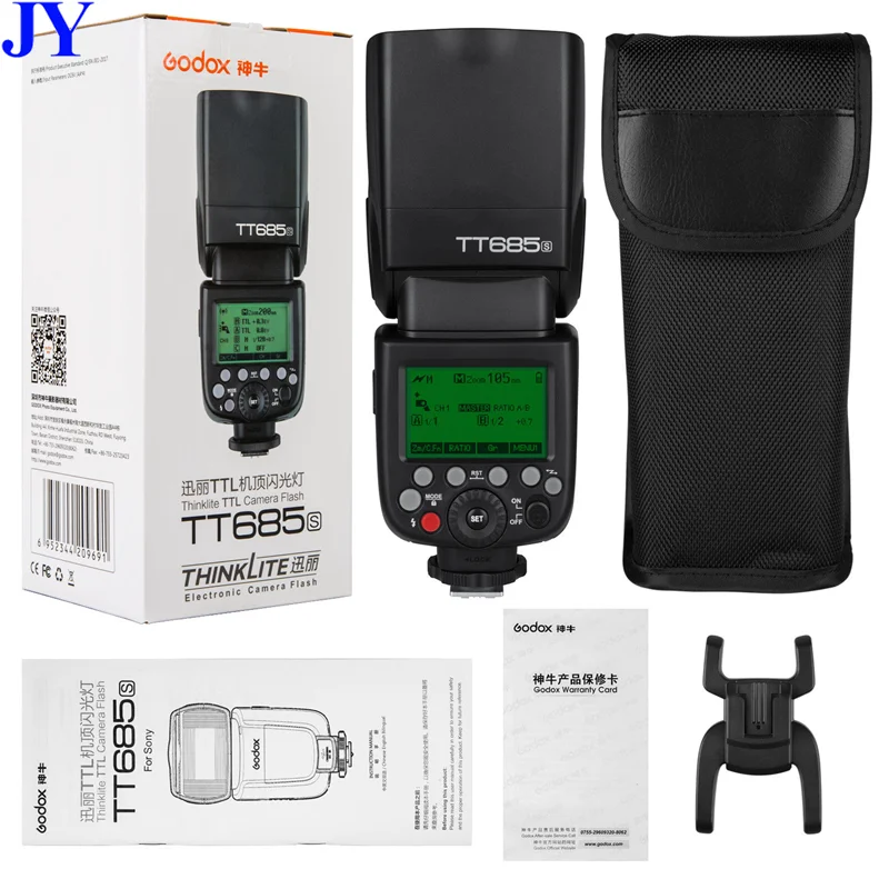 Godox TT685S 2.4G HSS TTL II GN60 Camera Wireless Flash Speedlite for Sony Camera