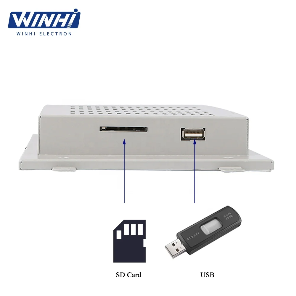 10.6in open frame see through lcd monitor video screen advertising display
