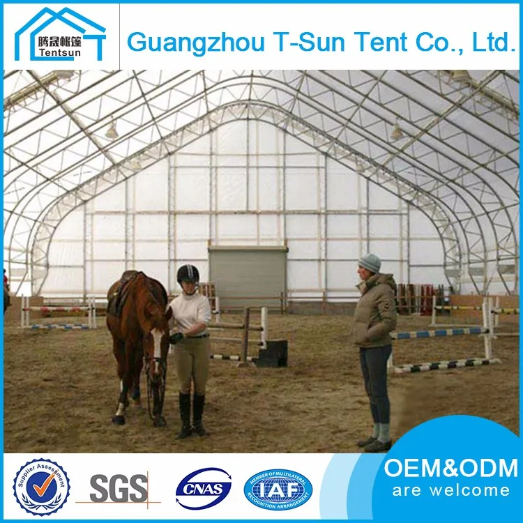Industrial Storage Steel Frame Height Large Stadium Tent Fabric Fabric Building Structure