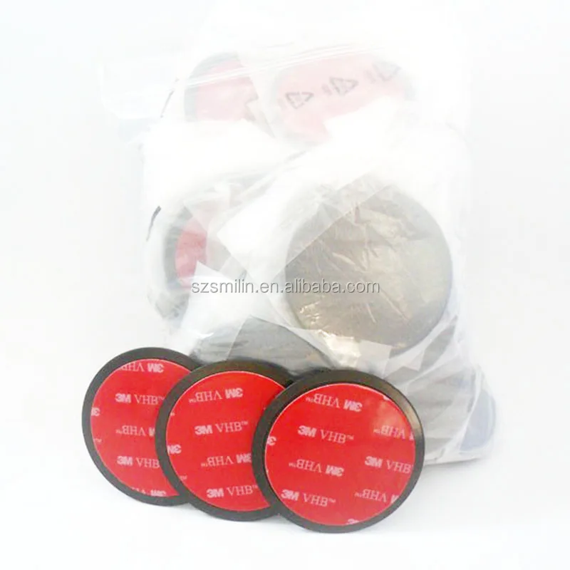 Manufacturer Supply 65mm Diameter Round Car DVR GPS Mobile Phone Suction Cup Mount Dashboard Pad mounting Disc