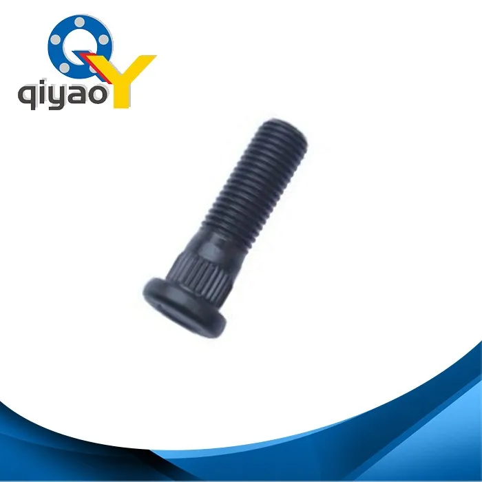 grade 10.9 knurl black wheel stud of alloy wheel