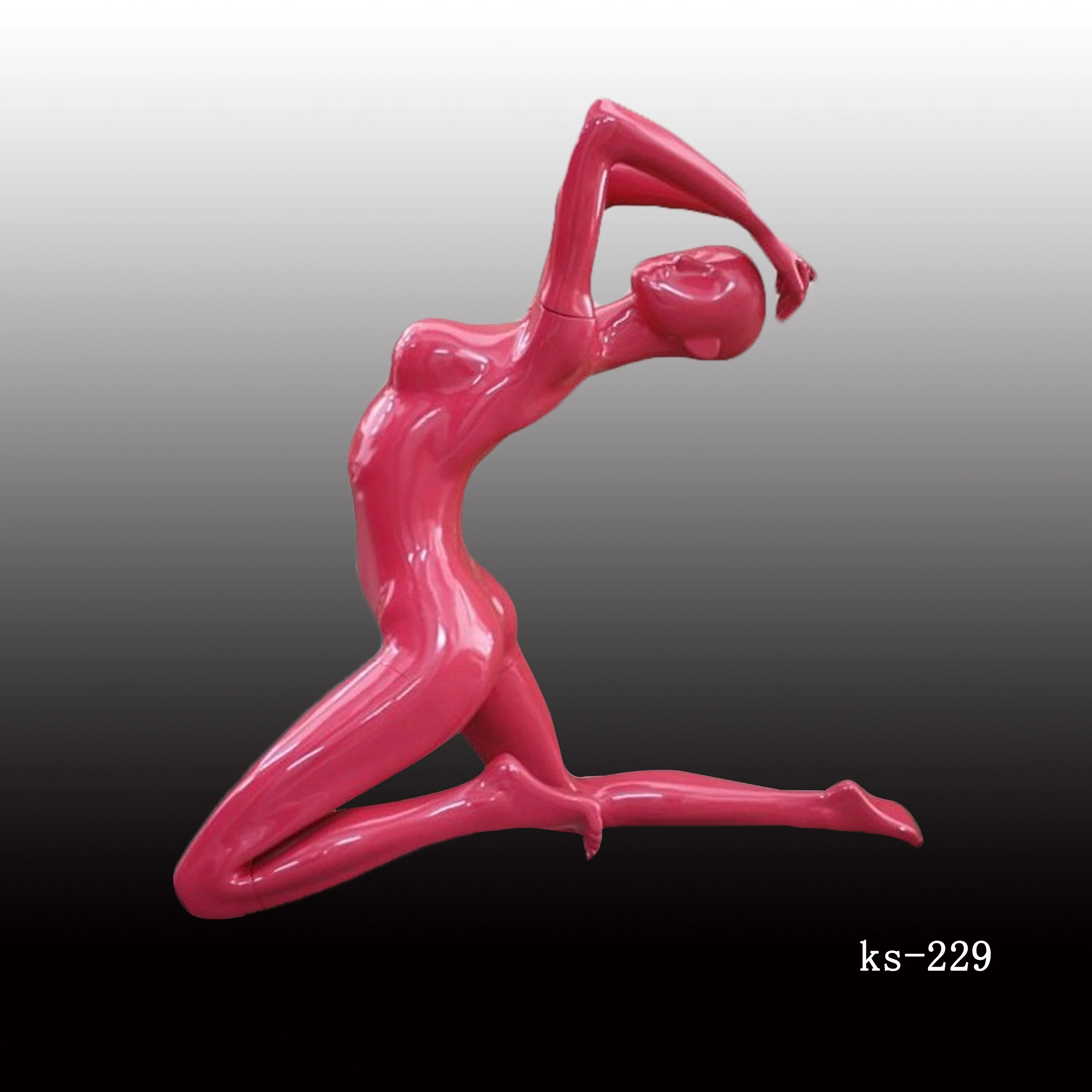 Fitness display,  yoga pose dummy, sports mannequins female
