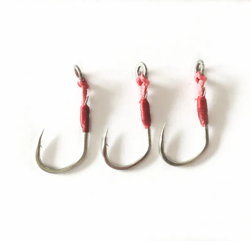 FUNADAIKO high carbon steel fishing hooks Jigging Hook fishing assist hooks with barb