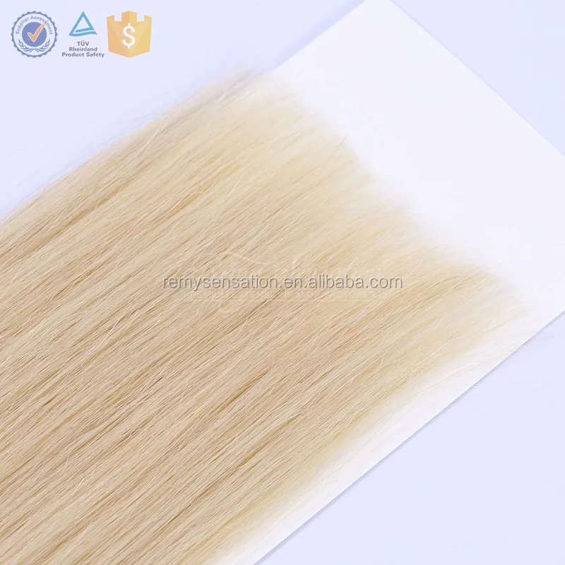 100% virgin hair vendor double drawn cuticle remy human tape in hair extension