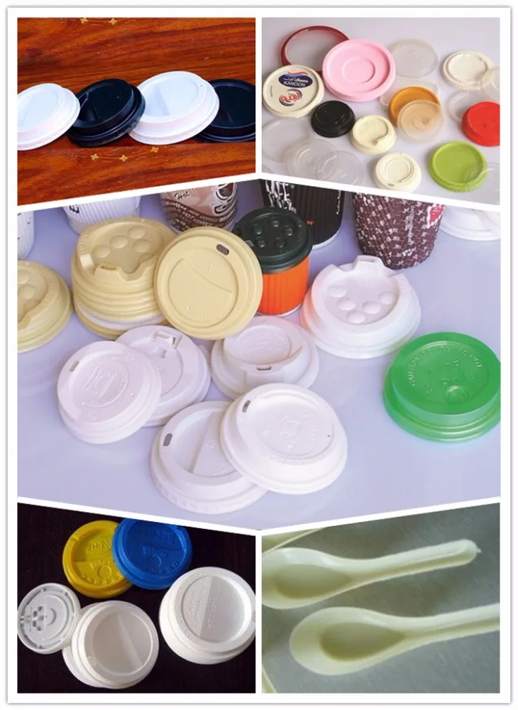 SINOPLAST Wenzhou 380V/50HZ Automatic Plastic Cup Lid Cover Thermoforming Machine Machinery