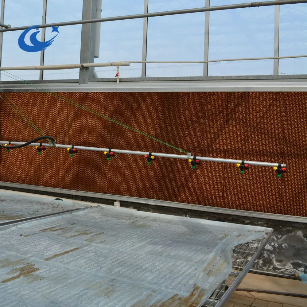 Agriculture greenhouse cooling pad/cooling system/pad fan cooling