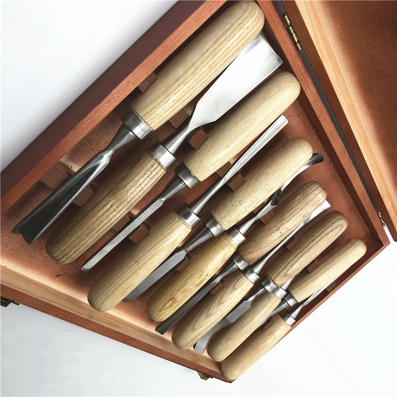 Набор резцов для деревообработки, 12 шт.