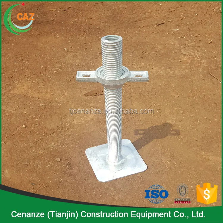 
scaffolding material weight jack size screw base jack 