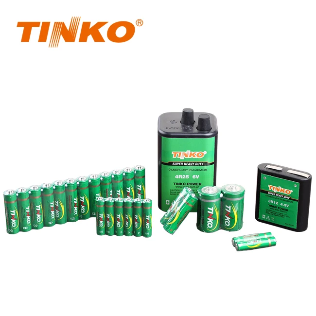 TINKO 9 Volt Battery 6F22 Carbon Batteries 9V In Shrink Packing