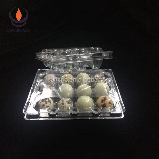 Пластиковый лоток для упаковки перепелов из ПЭТ