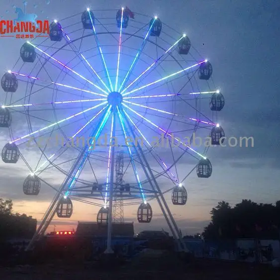
China Best 42m sky rider ferris wheels mobile park rides 