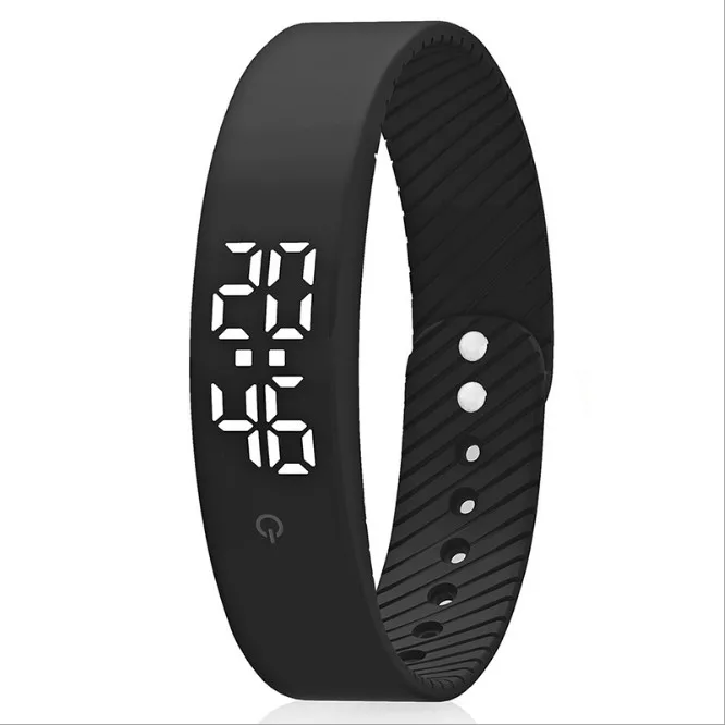 TW5 multi-languages fitness tracking smart bracelet stopwatch custom smart band with LED display