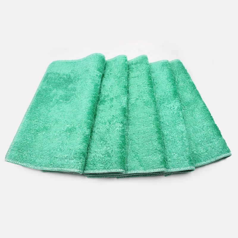 5% Discount High Quality Bamboo Fibre Kitchen Cleaning Dish Cloth Duster Cloth