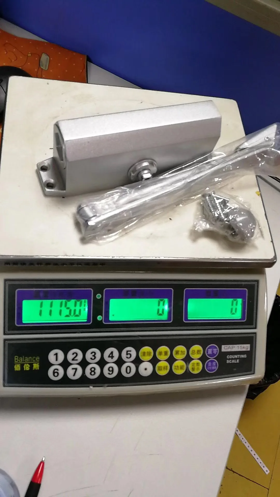 Fire rated Hydraulic adjustable  speed door closer for 45-60KG emengency door