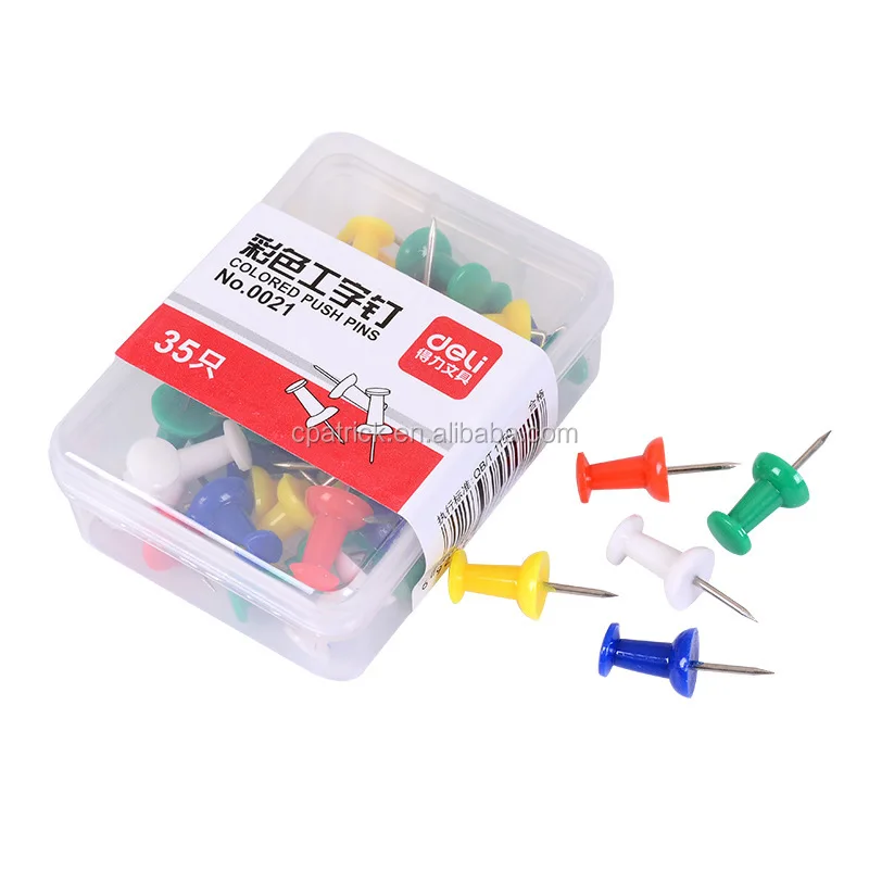 Wholesale Colorful Thumb Tacks Push Pins Drawing Pins,Tacks Push Pins In Box