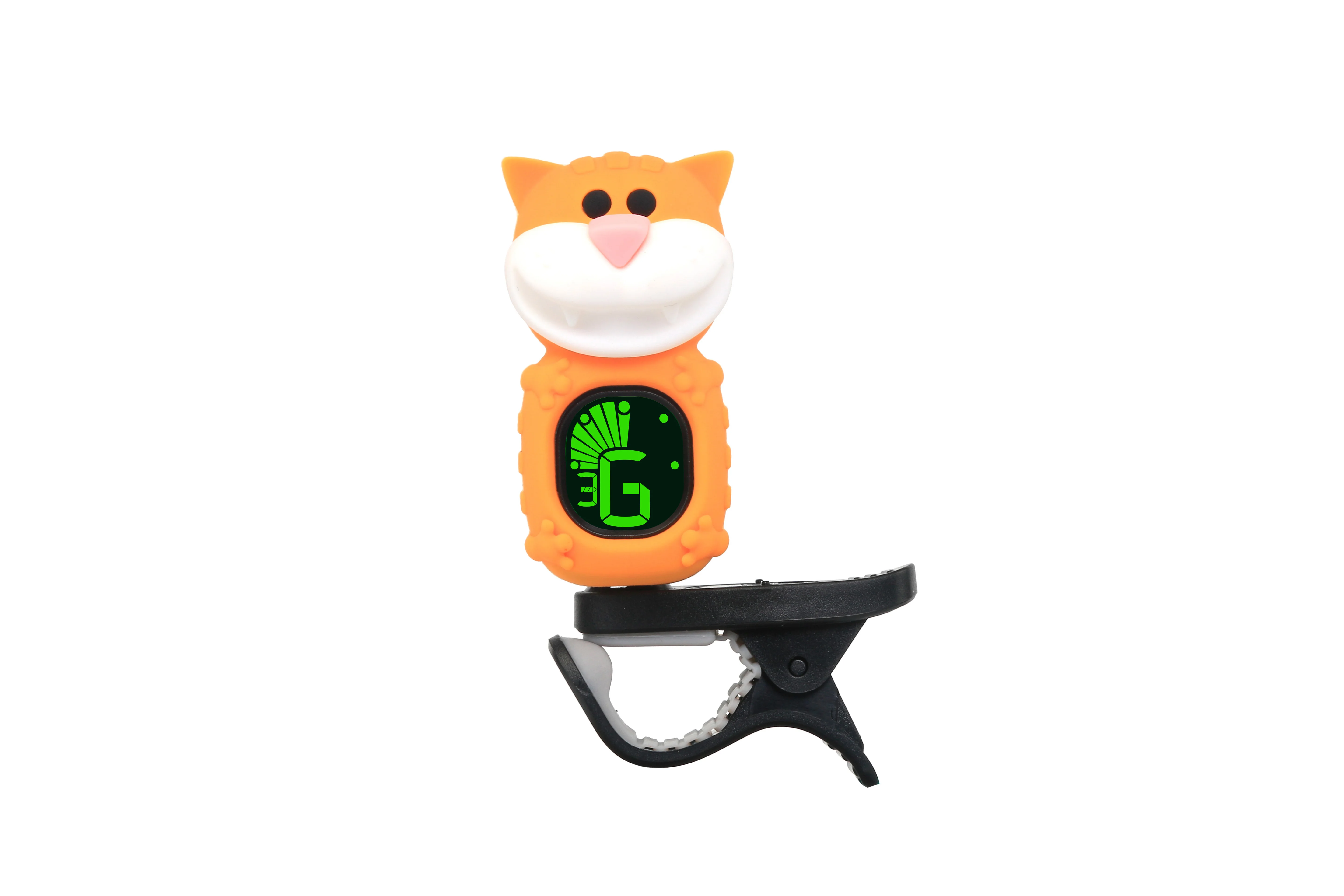 OEM Cute cat electronic clip-on chromatic instrument classical guitar tuner for violin chromatic ukulele bass