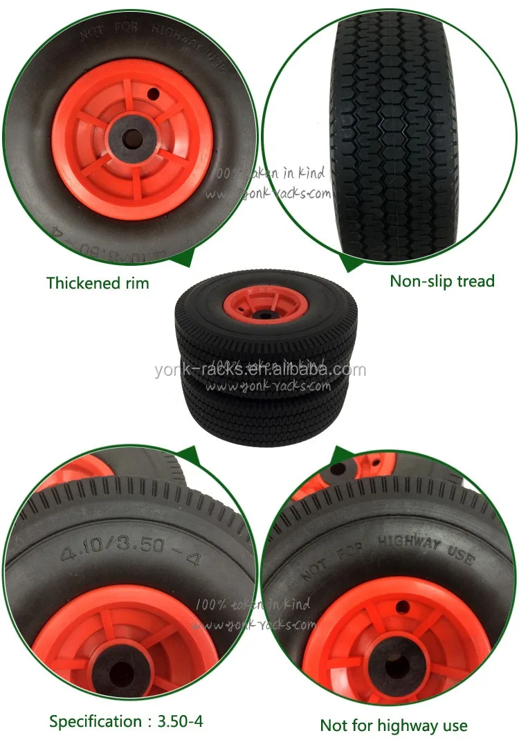 Стандартное плоское свободное пляжное колесо 10 дюймов для Каяка, прицепа, сменная шина