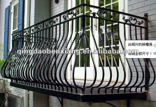 New balconies design window forged ornamental iron windows